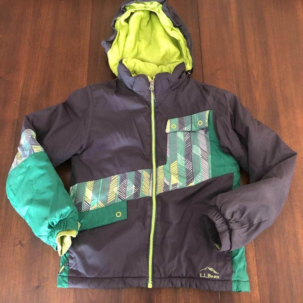L.L. Bean Boy's Size 8 Thinsulate Winter Coat Gree